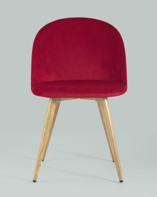 Стул Лион велюр красный. Фото