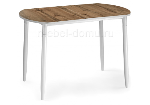 Стол деревянный раскладной Гуанг дуб вотан / белый. Фото №1