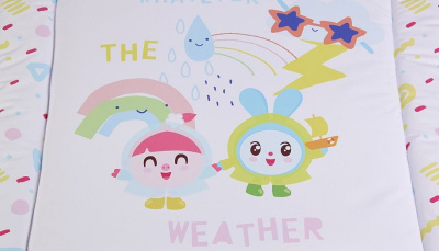 Доска пеленальная Polini Kids Малышарики Солнечный день,. Фото №4