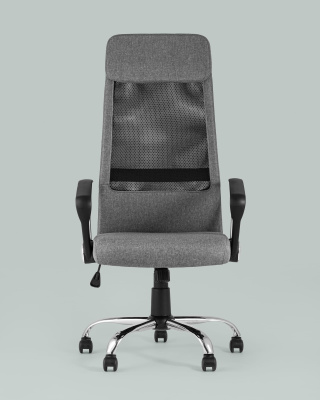 Кресло офисное TopChairs Bonus серое. Фото №5