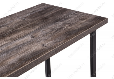 Стол Лофт дуб рошелье / черный матовый. Фото №4