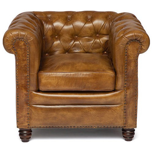 Компьютерное кресло CHESTER ( mod. 1157B ) кожа буйвола, 84*77*79, Античный светлый (Id: ). Фото №2