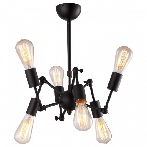Люстра на штанге Arte Lamp 9190 A9190LM-6BK. Фото №1