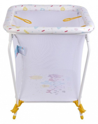 Манеж Polini Kids Малышарики Солнечный день, белый. Фото №3