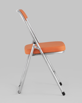 Стул складной ДЖОН металлик, оранжевый фото Стул складной ДЖОН металлик, оранжевый. Фото №4