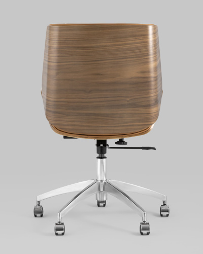 Кресло офисное TopChairs Crown коричневое. Фото №6