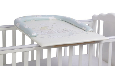 Доска пеленальная Polini kids Зайки на облачках с бортиками,. Фото №5