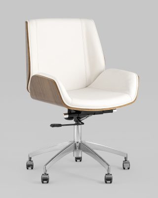 Кресло офисное TopChairs Crown бежевое фото Кресло офисное TopChairs Crown бежевое. Фото №3