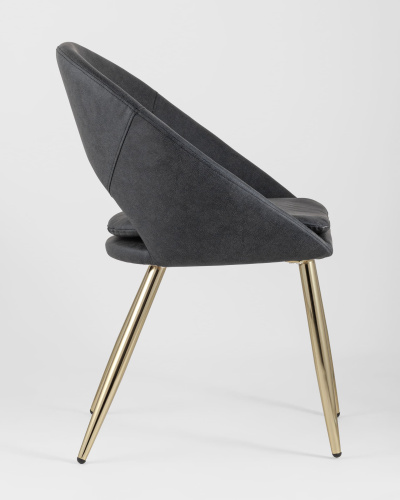 Стул Кензи экокожа темно-серый. Фото №4