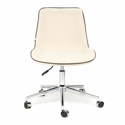 Кресло STYLE флок , молочный, 4. Фото №2