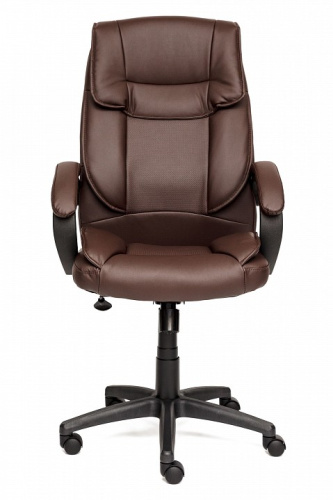 Кресло OREON кож/зам, коричневый/коричневый перфорированный, 36-36/36-36/06 (id:  ). Фото №2