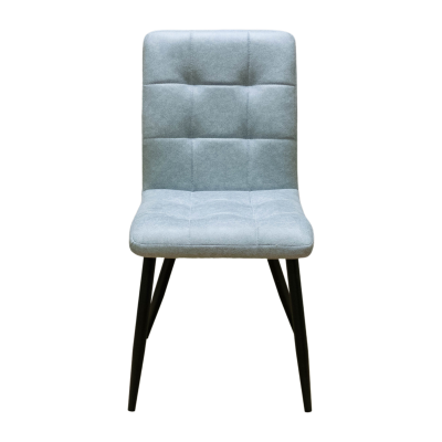 Стул Доби (Каркас (муар черный) тк. коллекции Safari голубой 020) фото Стул Доби (Каркас (муар черный) тк. коллекции Safari голубой 020). Фото №2