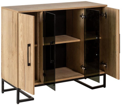 Тумба под оргтехнику Loft Дуб Натур. Фото №5