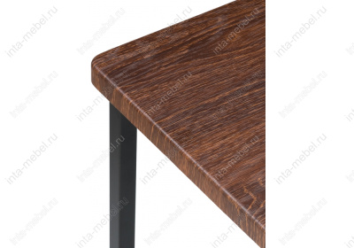 Барный стул Лофт филадельфия коньяк / черный матовый. Фото №4